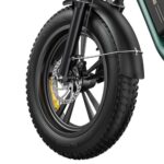Bicicletă electrică de munte ENGWE M20 cu două baterii, anvelope groase de 20x4.0', motor de 750W, viteză maximă de 45 km/h, baterii de 48V 213Ah, transmisie Shimano cu 7 viteze - Verde - imagine 5