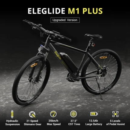 Bicicletă electrică Eleglide Mopride 1 Plus 29 inch, baterie 36V 12.5Ah, motor 250W, viteză maximă 25km/h