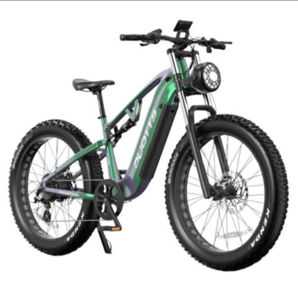 Bicicletă electrică DUOTTS E26 verde-violet