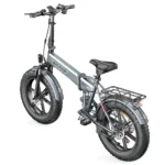 Bicicletă electrică pliabilă ENGWE EP-2 Pro cu anvelope de 20 de inch, baterie de 13Ah, viteză maximă de 42 km/h, autonomie de 120 km, bicicletă pentru munte, plajă și zăpadă, cu frâne pe disc duble - Gri - imagine 4