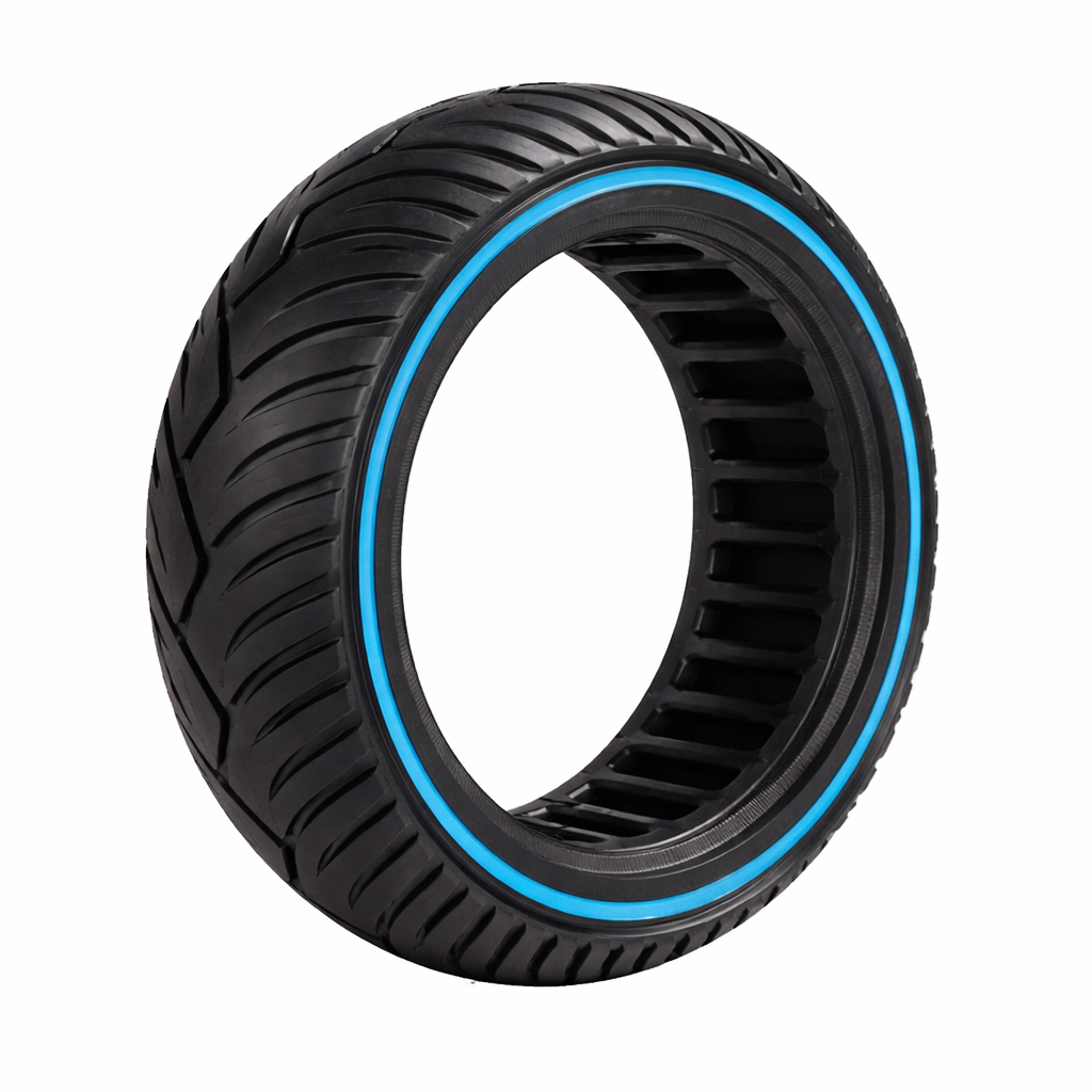 20003678-1 Anvelopă solidă 8.5×2 inch cu inel albastru pentru scutere Xiaomi - imagine 1
